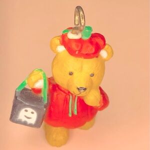 Adorable Trick-or-treating Vintage Teddy Bear Charm/Pendant